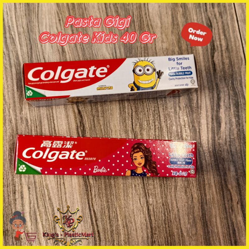 Pasta Gigi Colgate Kids Edisi Minions & Barbie 40 Gr