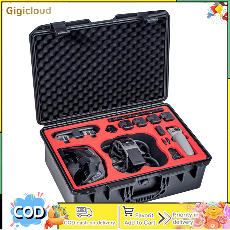 Carrying Case Compatible For Dji Avata Suitcase With Handle Sealed Waterproof Hard Shell Box Drone Accessories ราคา 10,402 บาท*ส่งฟรี