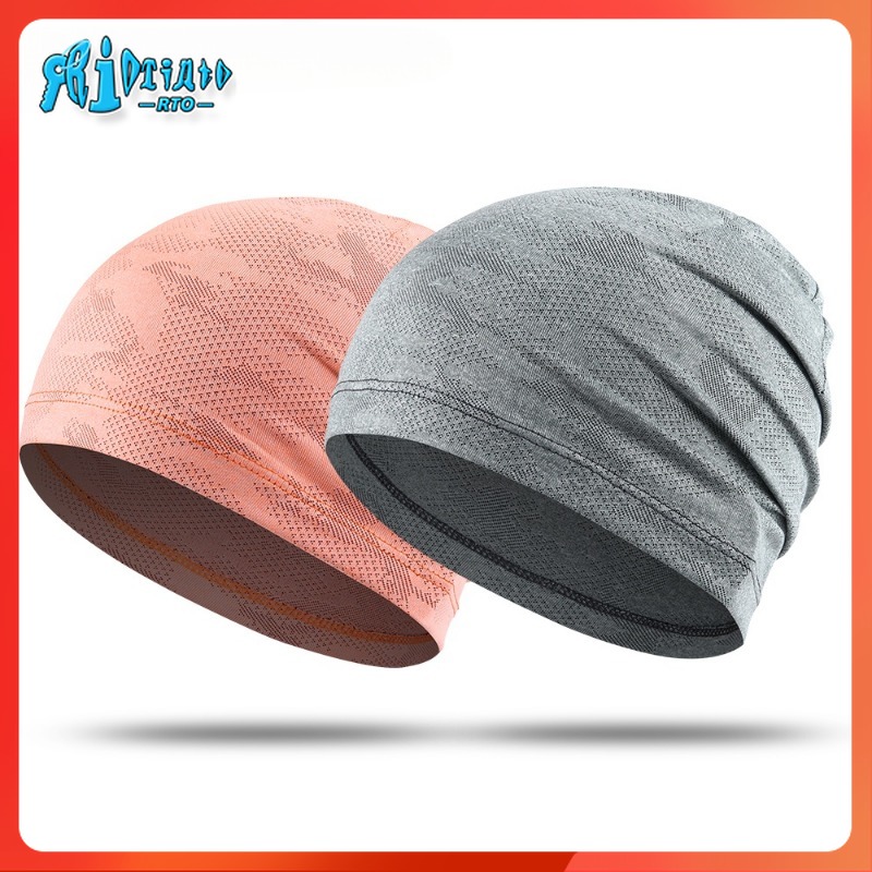 RtoMC2 GUMAO Pile Hat Moisture Wicking Outdoor Fishing Riding Sun UV Protection Beanies Hip Hop Elastic Cycling Cap Breathable Quick Dry