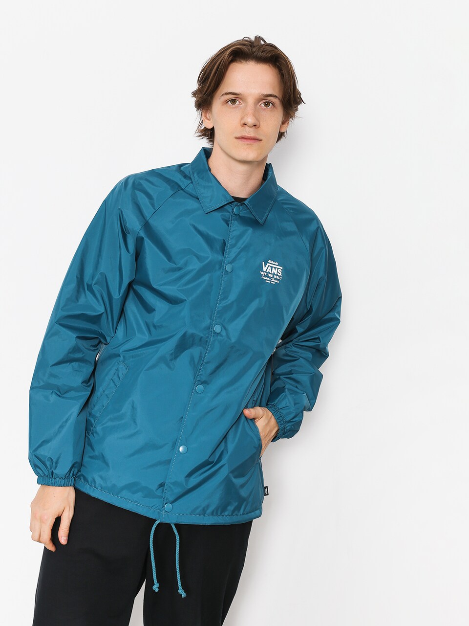 Áo khoác gió Vans chính hãng Jacket Torrey (corsair) - Xanh biển