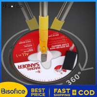 Bisofice เครื่องขัดเสาสำหรับโครงการทาสี Drywall แผ่นกลมเรเดียลสีแดงพร้อมขั้วต่อพลาสติกไฟ LED