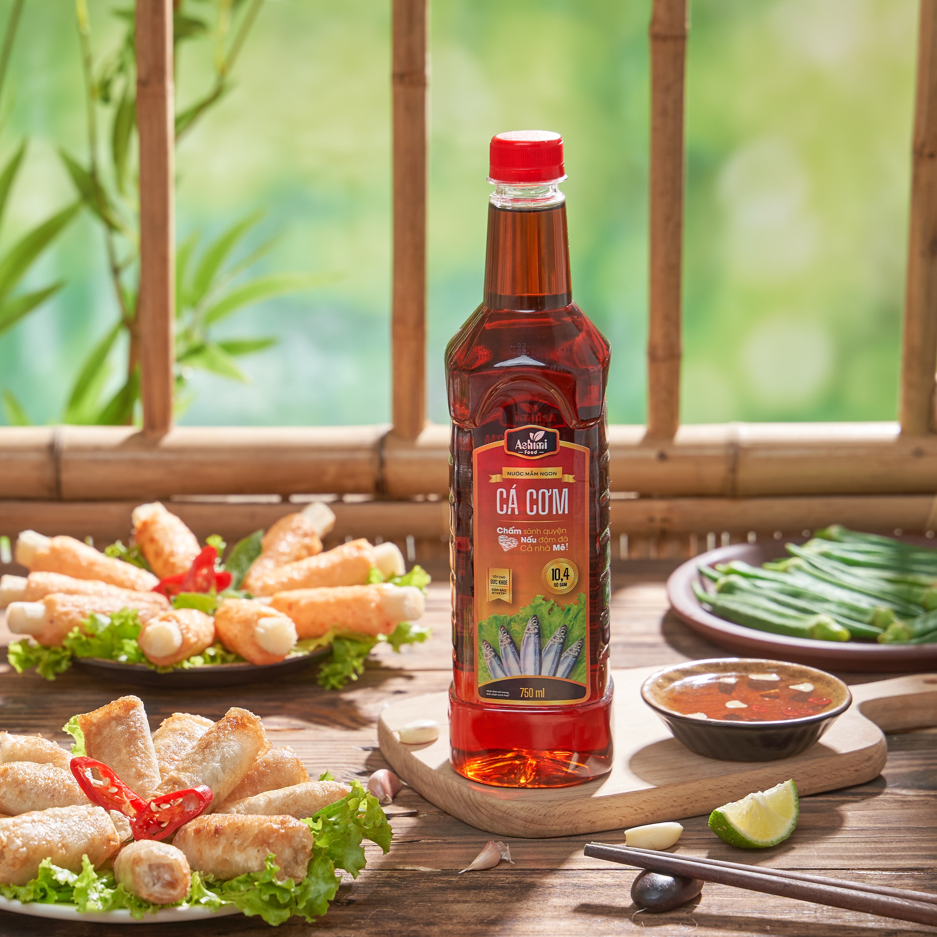 (MUA 1 TẶNG 1) Nước Mắm Ngon Ashimi Cá Cơm Loại 750ml