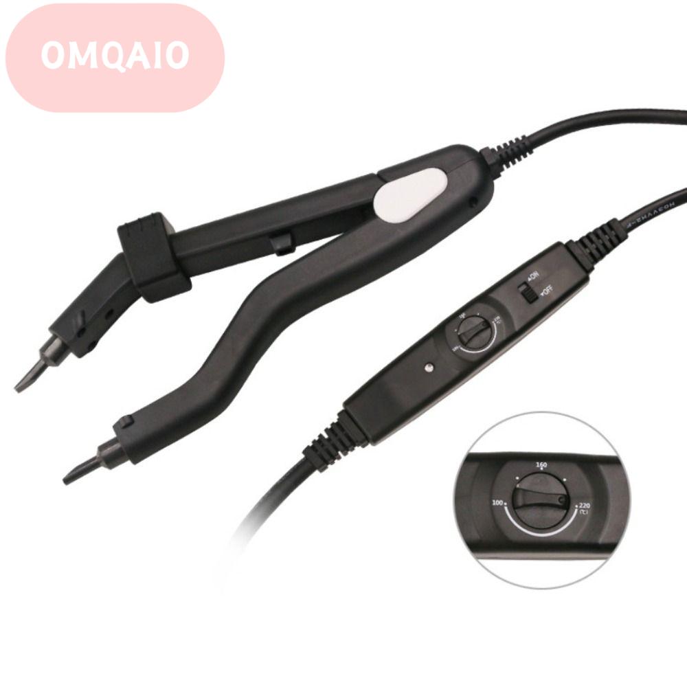 OMQAIO ปรับอุณหภูมิได้ เหล็กต่อผม ปลั๊ก EU/US มืออาชีพอย่างมืออาชีพ เครื่องมือเชื่อมเคราติน เครื่องมือต่อผม เครื่องจัดแต่งทรงผม หัวให้ความร้อนขนาดเล็กอัจฉริยะ ซาลอนซาลอน ราคา 992 บาท*ส่งฟรี