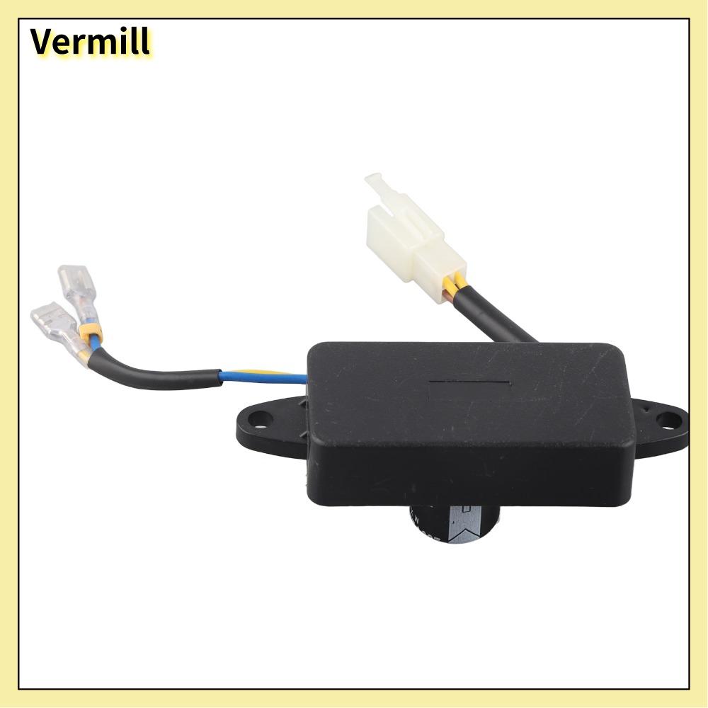 VERMILL 2-3KW Bộ điều chỉnh điện áp tự động 6 dây 250V 220UF Bộ ổn định điện áp Bộ chỉnh lưu điều chỉnh điện áp AVR Tụ điện lớn Máy phát điện chạy xăng