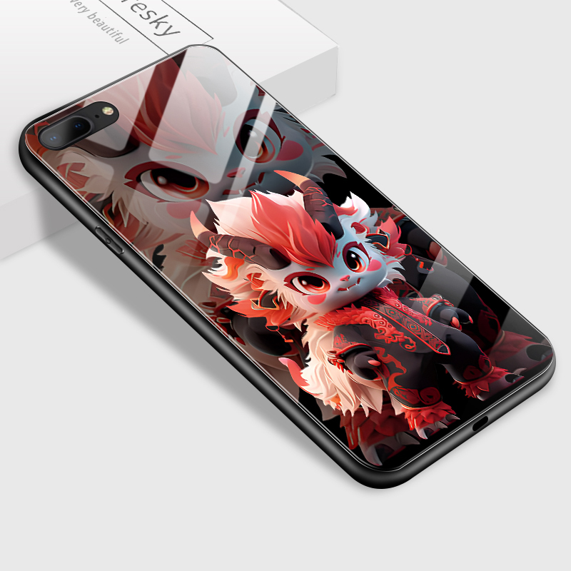 Ốp lưng Marvelcase cho iPhone 7 7 Plus iPhone 8 8 Plus iPhone SE 2020 SE 2022 chống sốc hoạt hình 12 biểu tượng động vật họa tiết rồng Series kính cường lực vỏ bọc