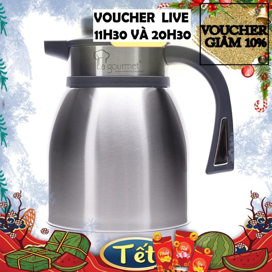 [Giảm 50K ship ] Bình Cà Phê Giữ Nhiệt inox cao cấp La Gourmet Sakura 035370 (1.5L) (2L)