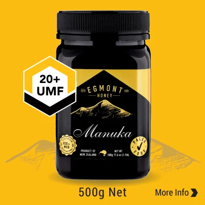 Egmont Manuka Honey UMF 20+ 500g
