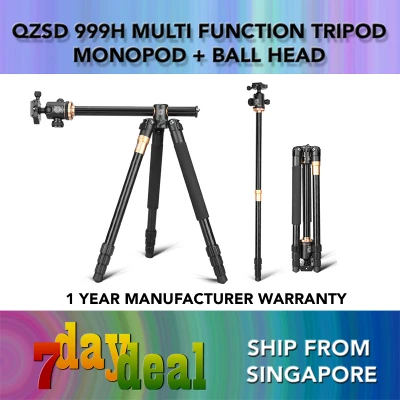 QZSD-999H Multi-function Tripod (OEM by BEIKE) + Monopod + Ball Head