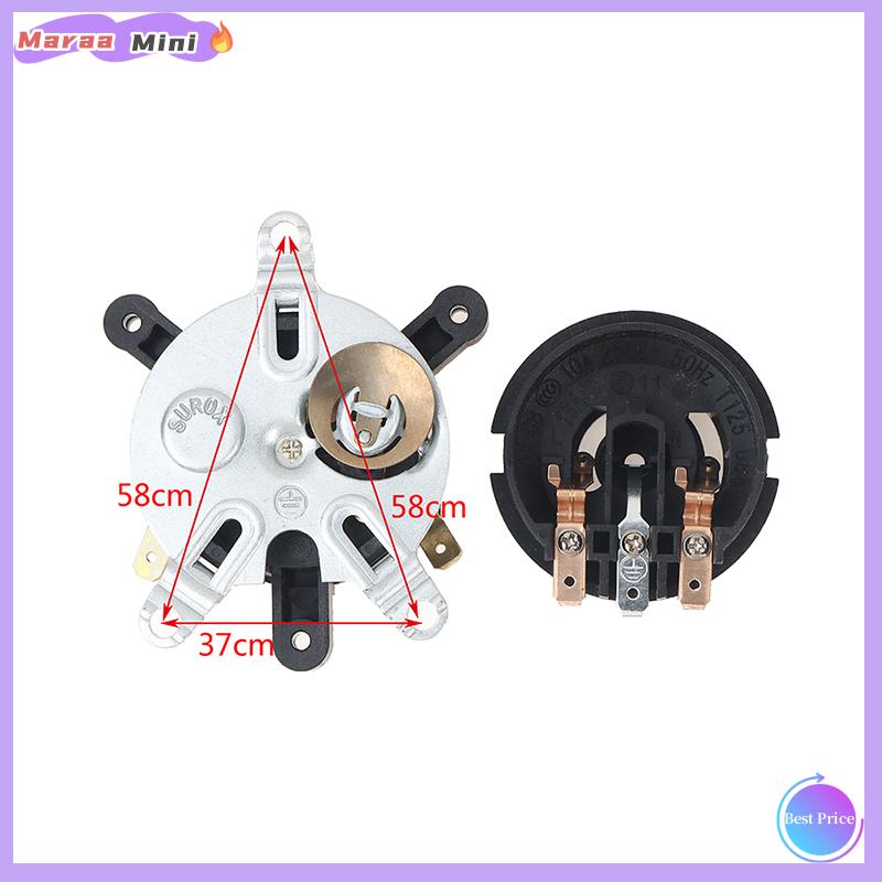 Maraa 2 cái Bộ ấm đun nước điện phụ kiện cơ sở nhiệt công tắc nhiệt kết nối