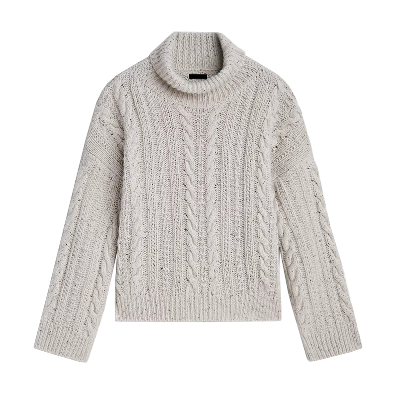 Massimo Dutti Md Womens Clothing Autumn And Winter New Leisure Lazy Commuter Wind Relaxation Twist K