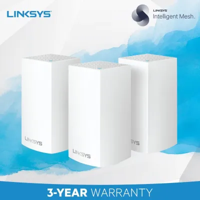 Linksys Velop WHW0103 AC3900 Dual Band Intelligent Mesh WiFi System (3-Pack)