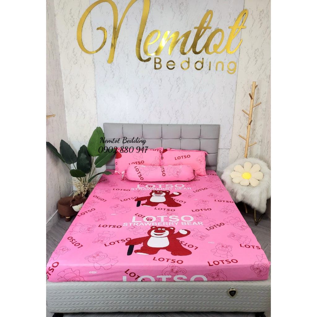 👄BỘ SƯU TẬP THUN👄 Bộ chăn ga gối thun Hàn Quốc 3D co dãn 4 chiều siêu mát mịn không nhăn nhàu,in 3D sắc nét_Ship Hỏa Tốc