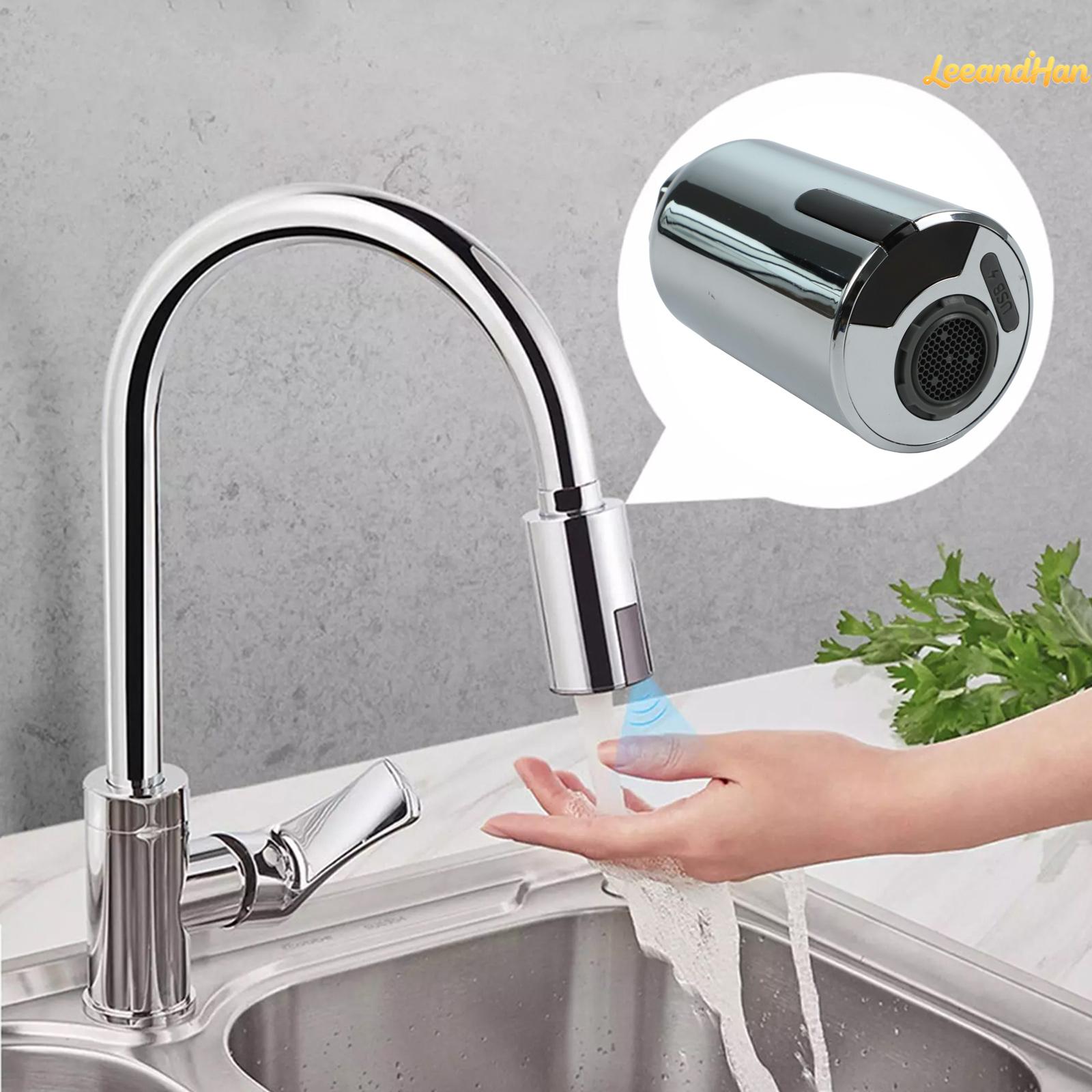 ชุดเครื่องนอนและห้องน้ำ LeeandHan ลีอันธาน. อะแดปเตอร์ Faucet อัตโนมัติประหยัดพลังงานพร้อมการออกแบบการควบคุมการไหลแบบรวม