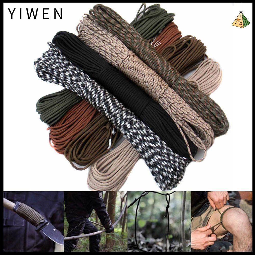 YIWEN 25 50 100FT 550 LB Camouflage Survival Outdoor Tools Clothesline