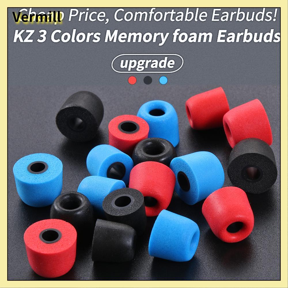 VERMILL 3 Pairs  Cách ly tiếng ồn Trong tai Khuyên tai Mẹo tai Miếng đệm tai Bộ nhớ đầy