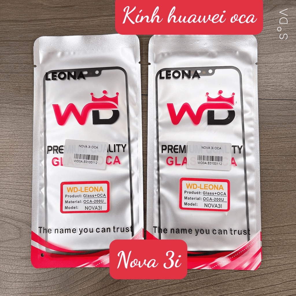 Kính ép màn hình có keo oca huawei nova 3i - kính huawei honor 9i - kính huawei in-lx2