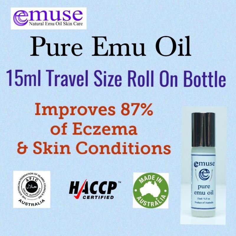Buy Australia Emuse 100% Pure Emu Oil 15ml / HACCP and Halal Certified / Handy Travel Size Roll On Bottle Singapore