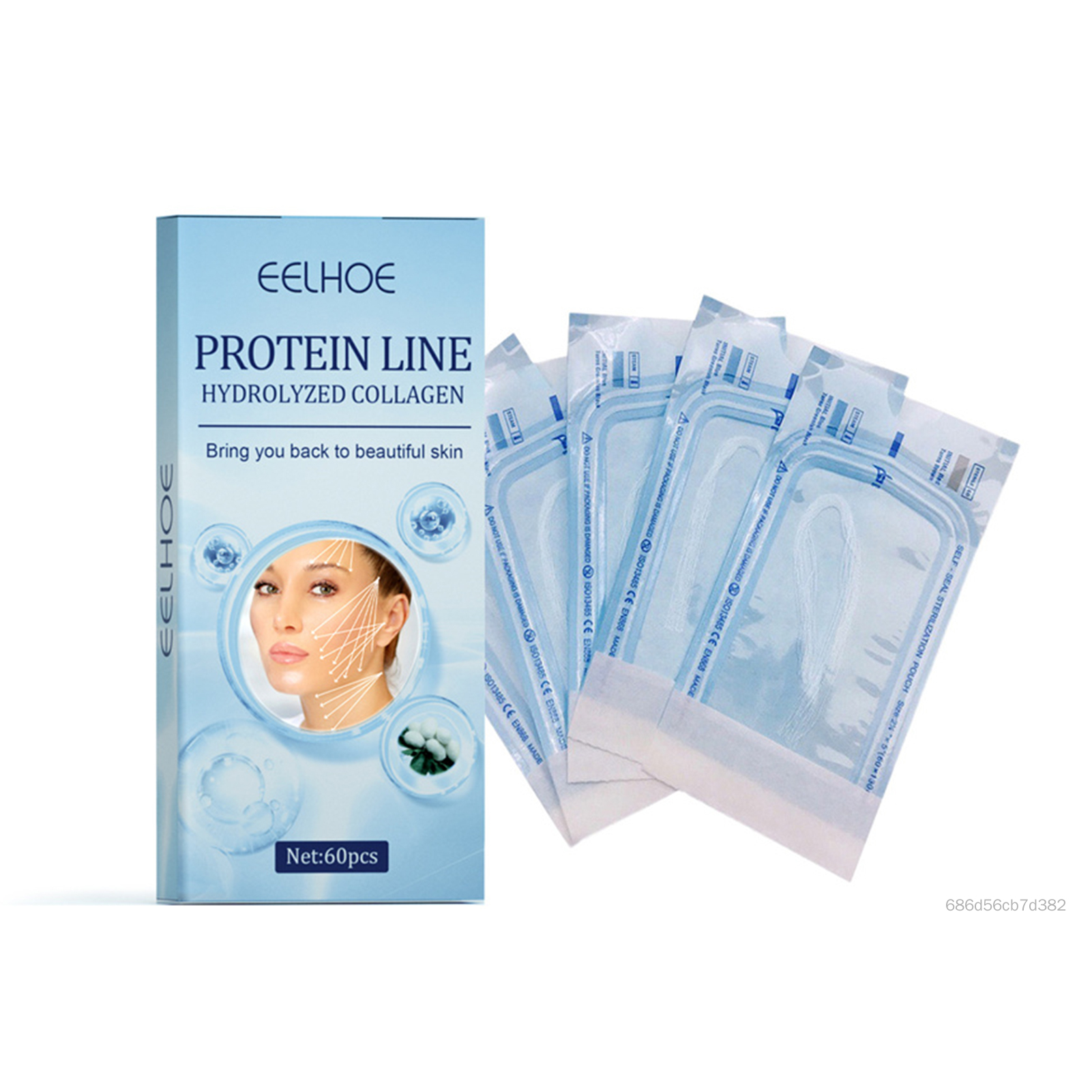 Face Filler có thể hấp thụ protein collagen ren Face Nâng cao flump Silk Fibroin Line DBS-VN