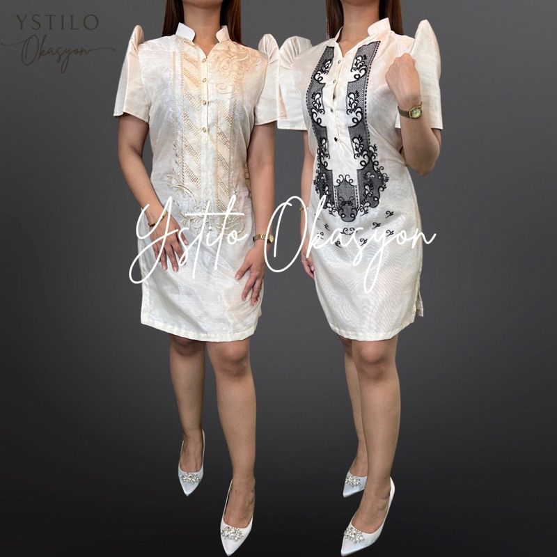 chinese dress ladies Emmie Filipiniana Dress | Tygie main image 0
