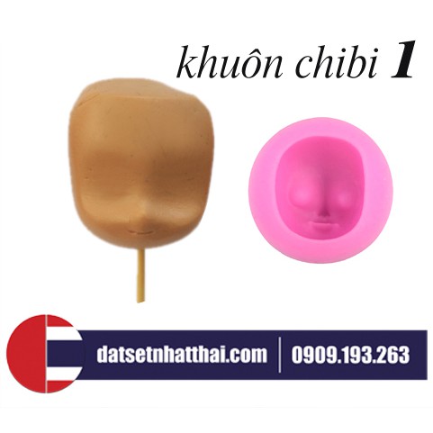 Khuôn chibi, tượng chibi búp bê figure đất sét nhật bản manga anime số 1