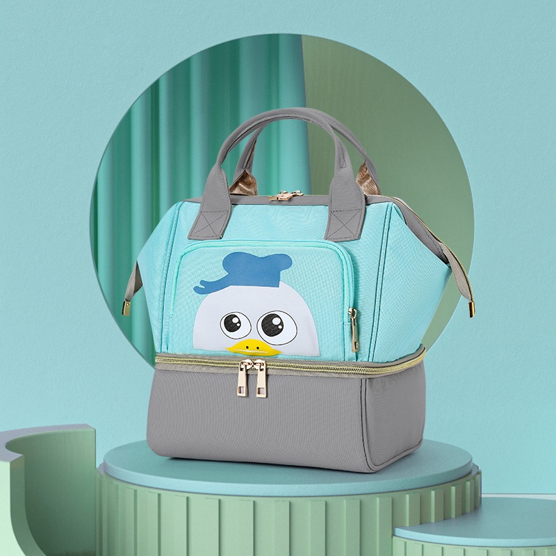2 in 1 Multifungsi Fashion Cooler Bag Asi/Diaper Bag/Tas Asi Cooler Bag Dan Tas Bayi/Bottle Cooler Bag