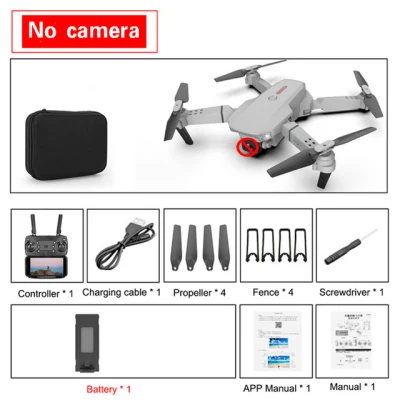 E88 Pro Drone 4K HD Dual Camera Visual Positioning 1080P WiFi FPV Drone New 2021 Profession Height Preservation RC Quadcopter