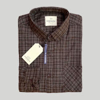 Peternation kemeja flanel wool basic panjang regular fit FN1011