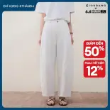 GIORDANO Women Jeans 100% Cotton High Waist Banana Pants Ankle Length Exposed Seam Fashionable Casual Loose Jeans 18426103