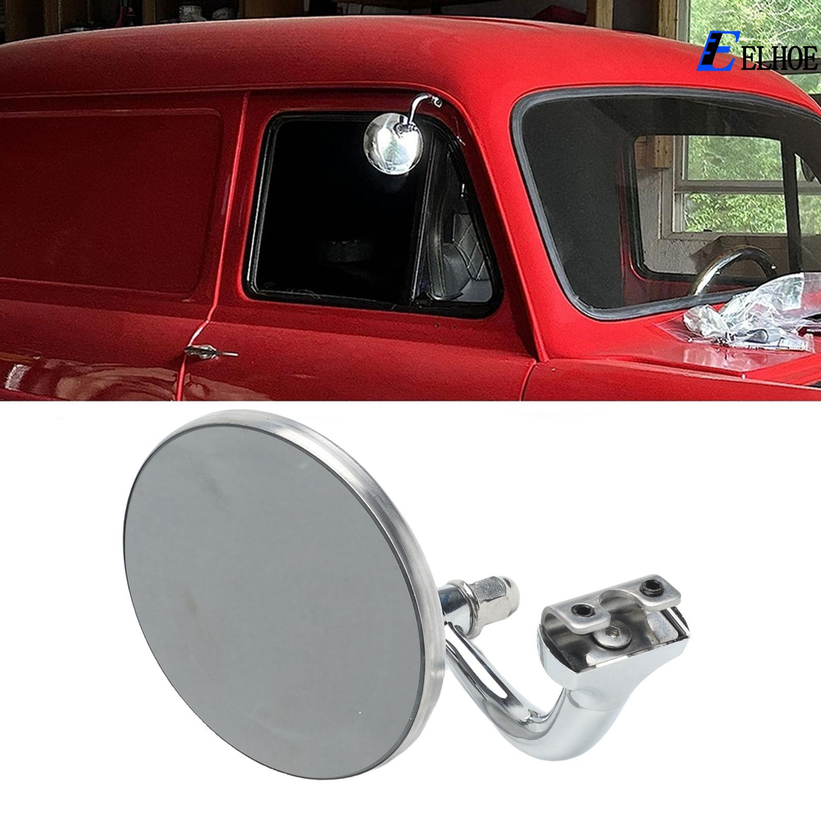 【EELHOE】 Classic Car Round Side Mirror Silver Stainless Steel For Retro Vehicle Use [Large Inventory Hot Selling] ราคา 3,593 บาท*ส่งฟรี