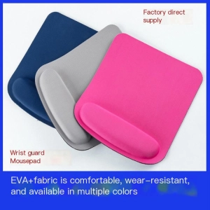 ภาพหน้าปกสินค้าSponge wrist pad EVA wrist rest mouse pad square simple design comfortable soft durable breathable anti-slip fit office mouse pad mousepad imaginative ที่เกี่ยวข้อง