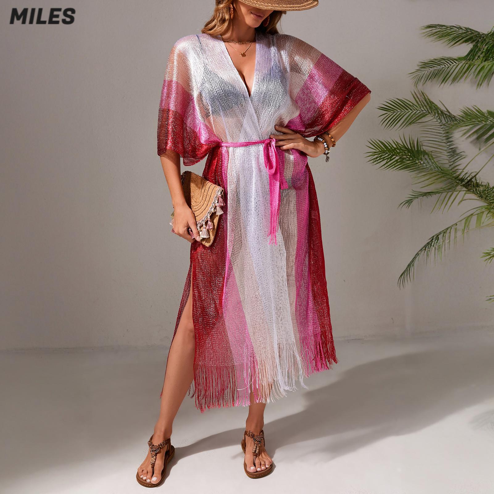 Vừa rộng Cardigan Phụ Nữ Polyester Cardigan Sexy Tua lưới đi biển Bìa Cho bảo vệ khỏi ánh mặt trời Hoàn Hảo Cho Bãi Biển Kỳ Nghỉ