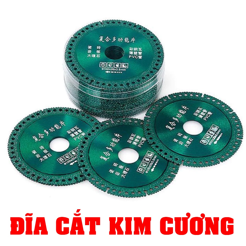 Đĩa Cắt Kim Cương Đá Cắt Đa Năng 6 Trong 1 Lưỡi Cắt Kim Cương Chịu Nhiệt Độ Cao