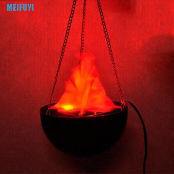 Đèn điện tử giả ngọn lửa brazier treo trang trí halloween