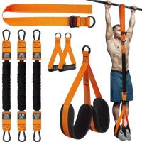 MUQZI Chịu lực Dây hỗ trợ Kéo lên Điều chỉnh trọng lượng Thoải mái Dây kéo lên hỗ trợ Tập Yoga Rèn luyện sức mạnh Dây kháng lực Tập thể dục