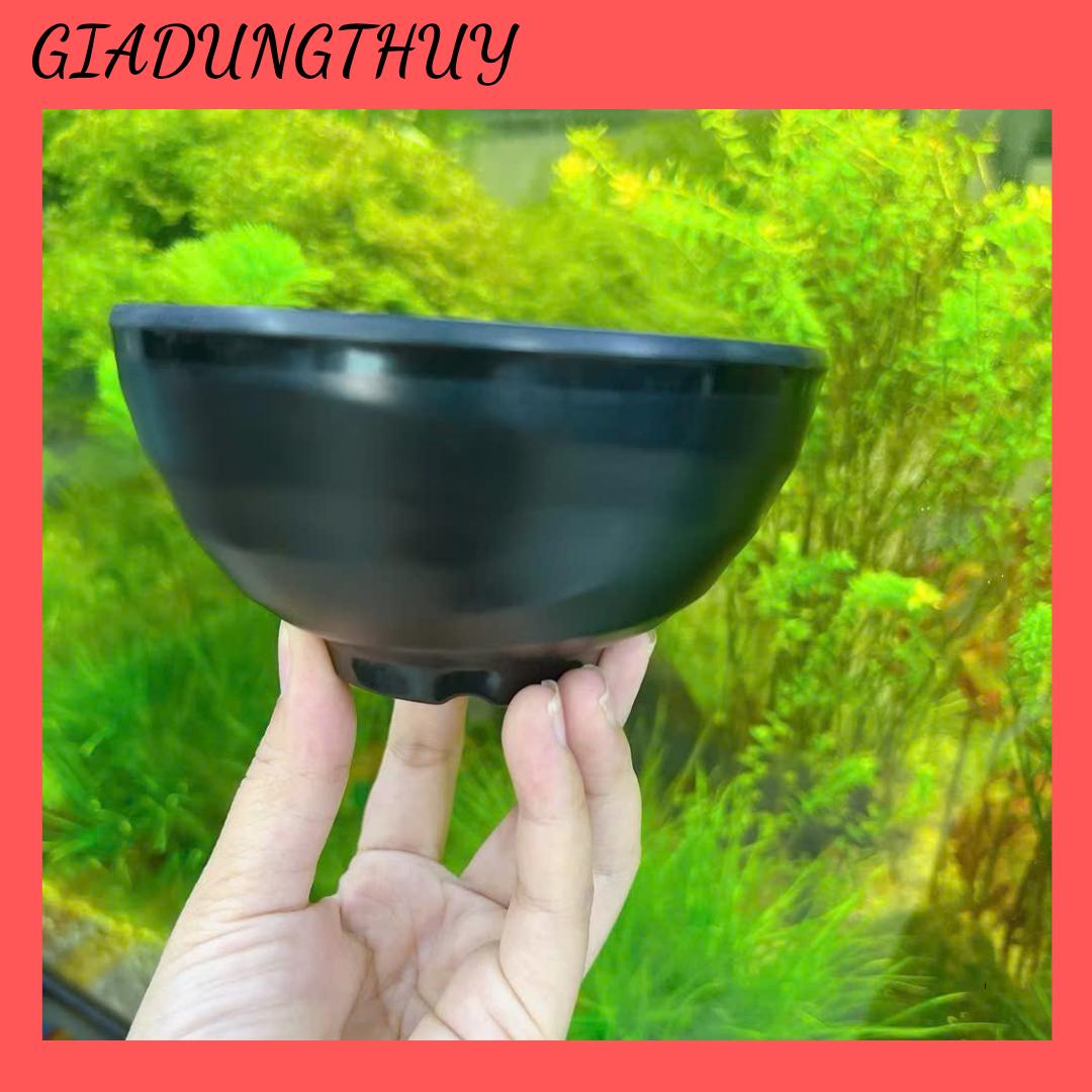 Chén nhựa Melamine Nhám Đen (CO15N) tiện dụng tron bữa ăn gia đình