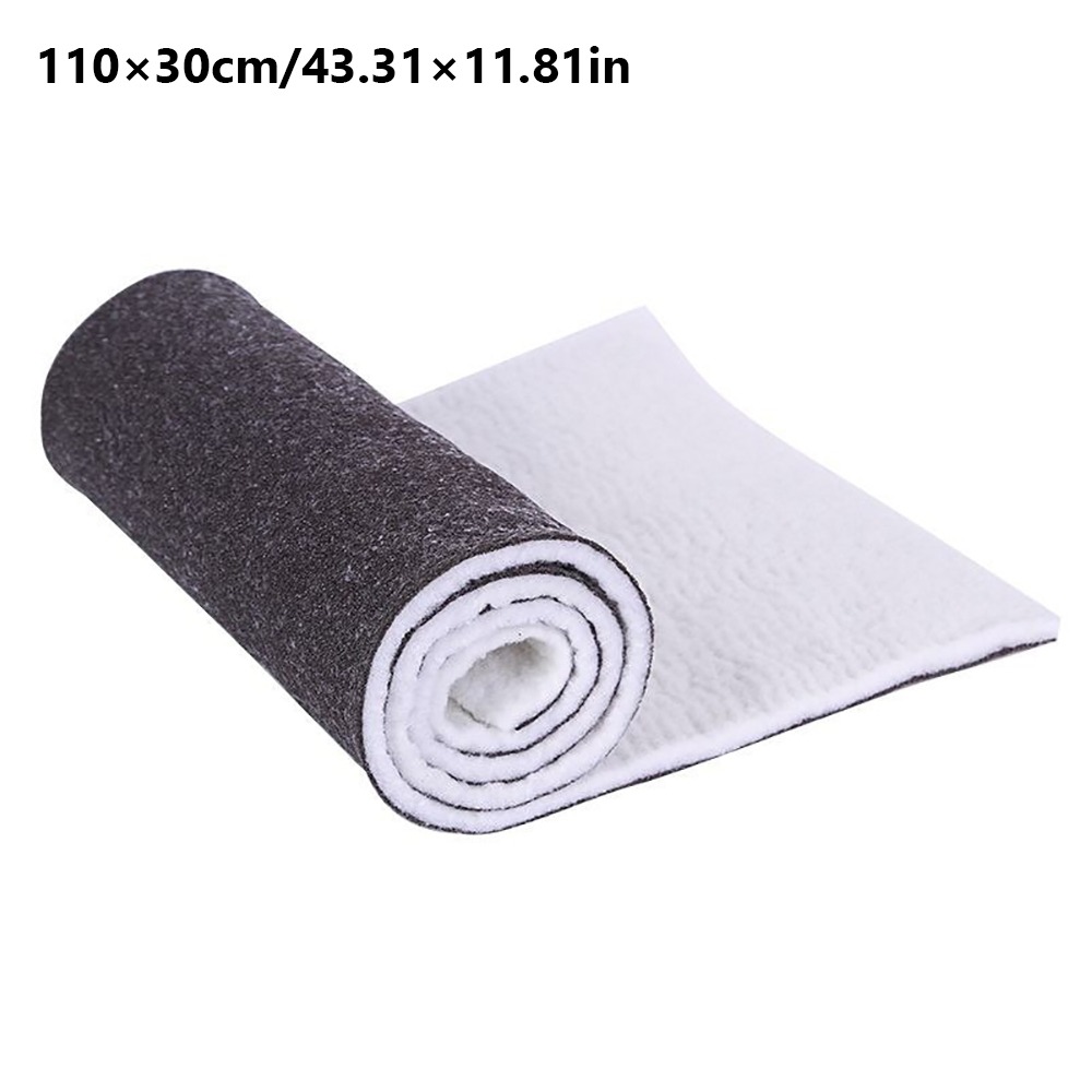 LETIGO Độ thấm tốt Bộ lọc bọt biển cho bể cá Lớp đôi Dày 1cm Bọt lọc bông sinh học Thực tế Trắng  Đen Bông lọc bể cá Bể cá - 2