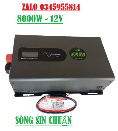 Kích inveter sin chuẩn 8000w -12v mẫu mới - inveter sóng sin chuẩn 12v-8000w