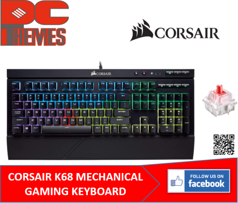 CORSAIR K68 MECHANICAL GAMING KEYBOARD Singapore
