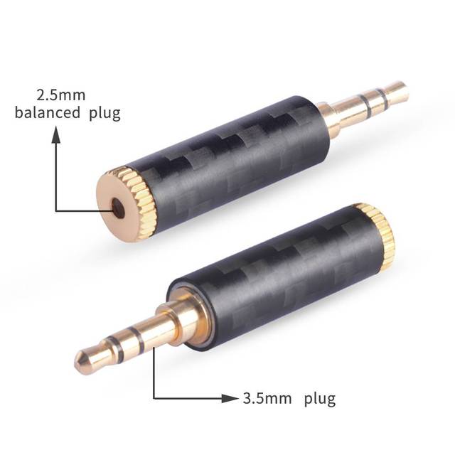 Okcsc Earphone Plug 4.4mm 3.5mm 2.5mm Male Adapter To 2.5mm 3.5mm Female