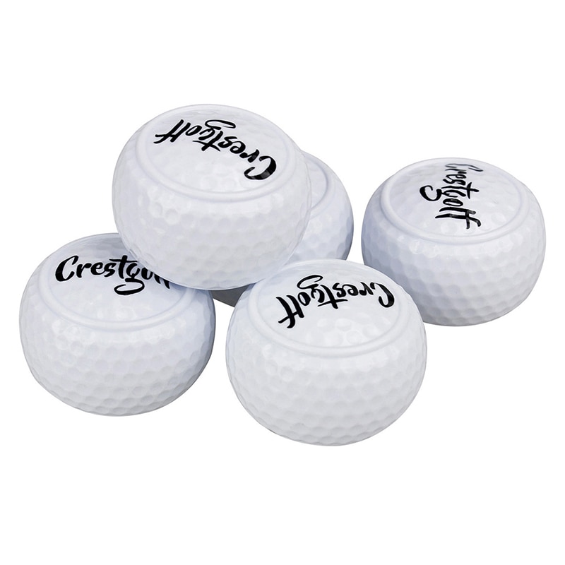 1Pc Hard Flat Putting Practice Golf Balls For Beginners Two Layer Ball