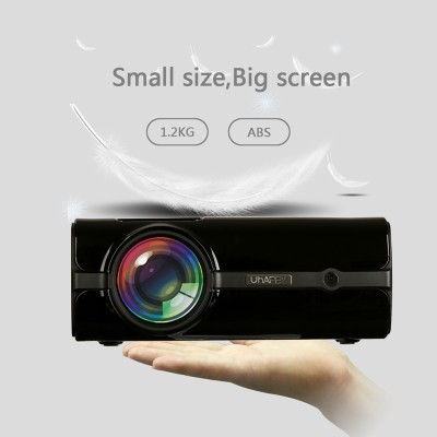 UHAPPY U45เดียวกันจอโปรเจ็กเตอร์สนับสนุน720P/1080P Wifi HD สมาร์ทหน้าจอเดียวกันโปรเจ็คเตอร์ขนาดเล็ก