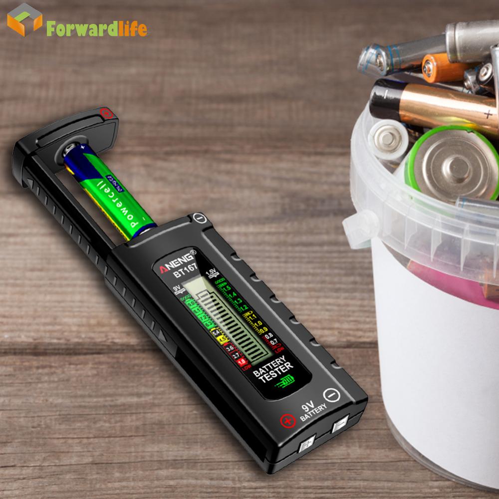 Battery Level Detector Precise Battery Capacity Tester Multifunctional Quickly Measure Battery Level for AA AAA 9V Cell