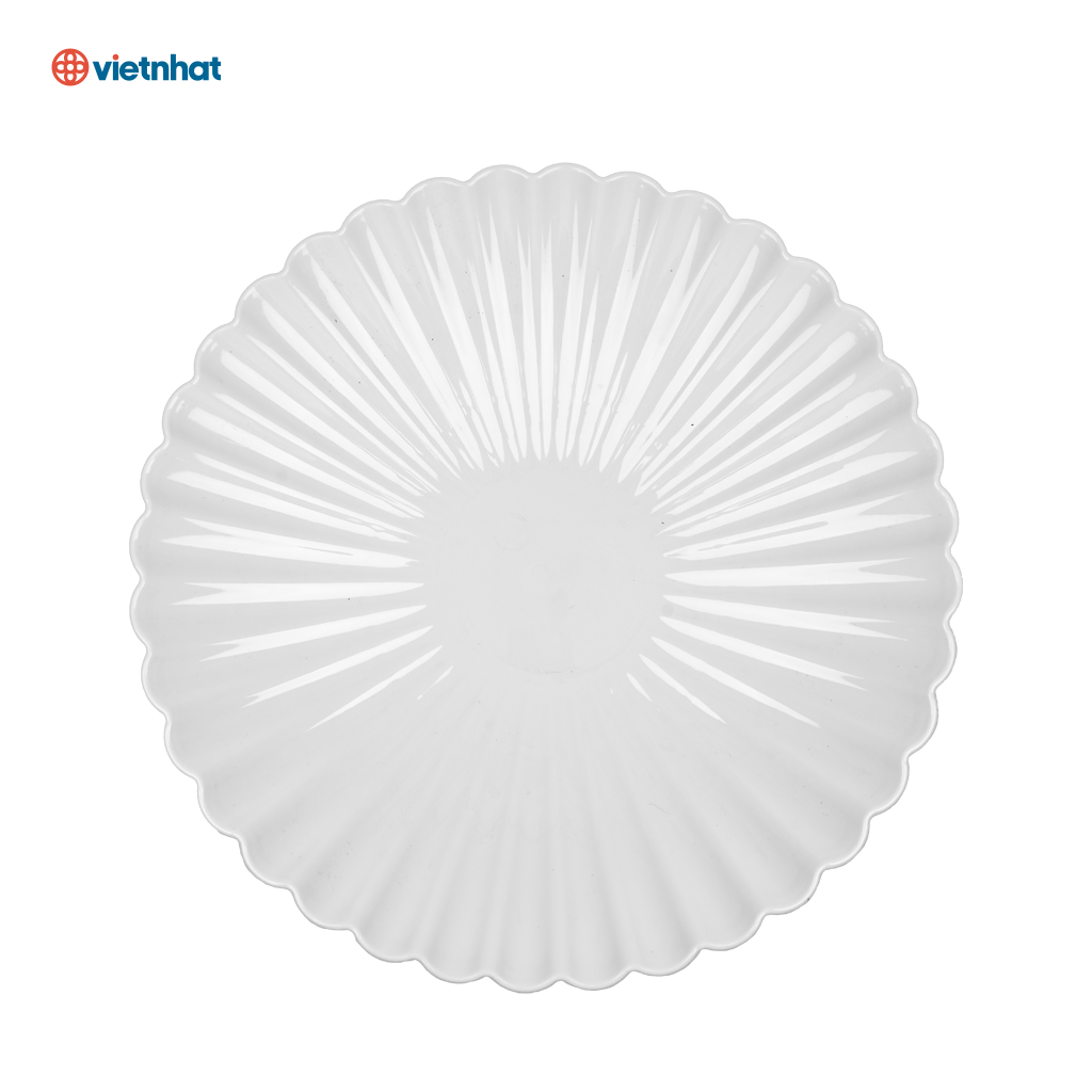 đĩa nhựa đựng hoa quả bánh kẹo đĩa nhựa đẹp đĩa hoa 3T 1238 hokori store