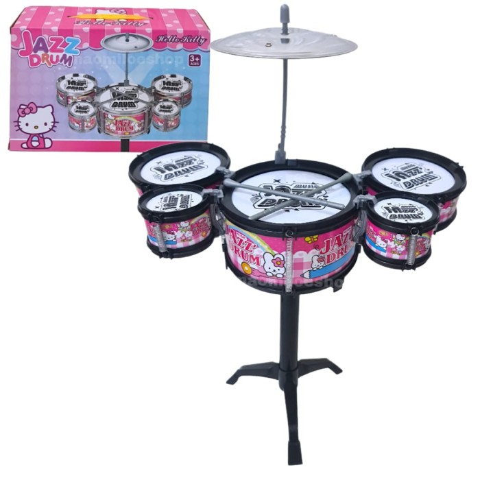 ROCK DRUM karakter mainan drum Jazz musik mainana edukasi anak drum mainan anak laki laki kado anak