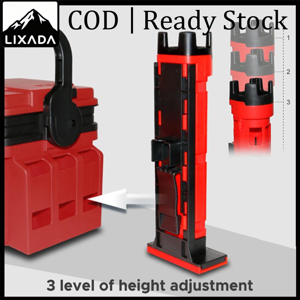 LIXADA Generic Fishing Rod Holder Fishing Tackle Box Fishing Box Travel Fishing Case Box with Bottle Holder and Rod Stands Tubes - Jenama LIXADA Harga 143 Ringgit*Penghantaran Percuma