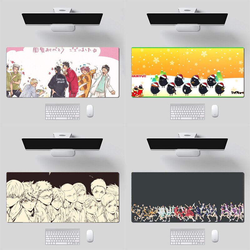 Anime Haikyuu Karasuno Laptop Keyboard Desk Mat Office Computer Mouse Pad Laptop Mouse Pad Game Mouse Mat