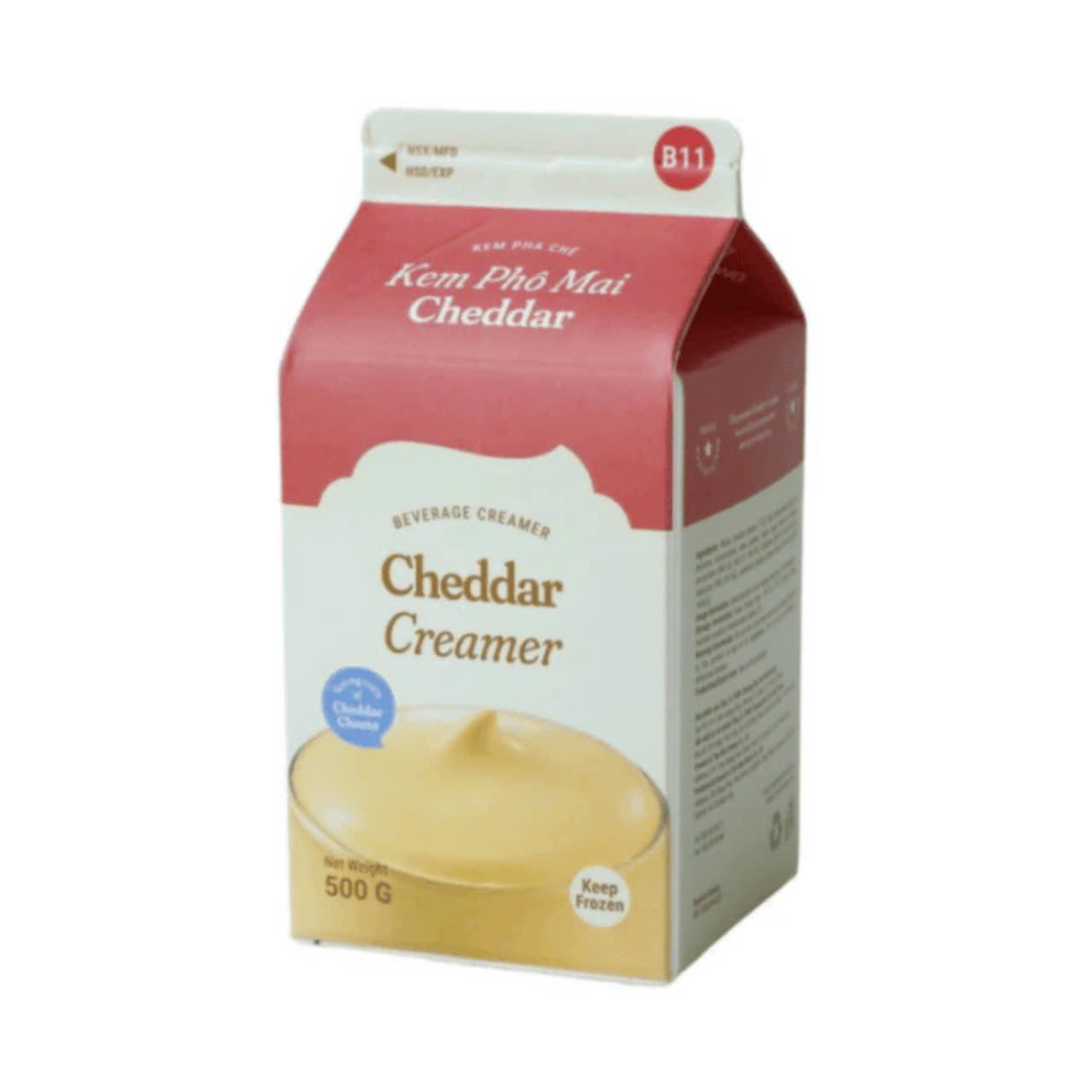 Kem béo phô mai cheddar TNH 500g