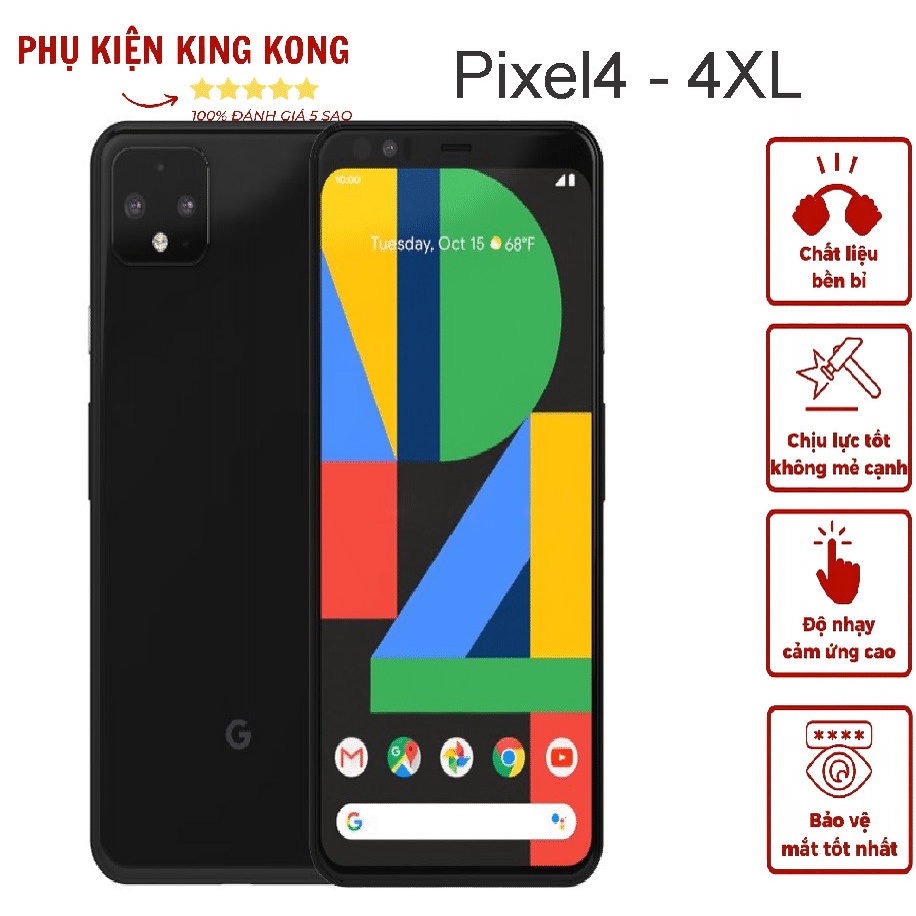 Cường lực google pixel 4 - 4xl cường lực nano dẻo 9h+
