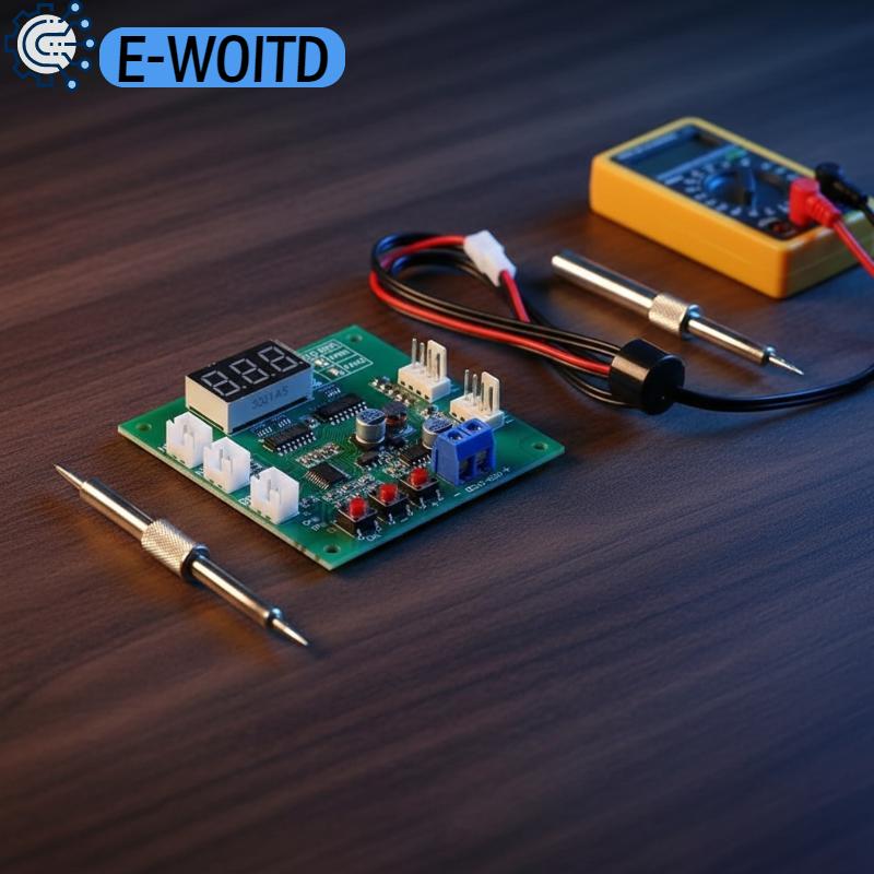 E-WOITD ตัวควบคุมอุณหภูมิพัดลม PWM 2ช่อง4สาย DC 12V 24V ควบคุมความเร็วอัตโนมัติโมดูลระบายความร้อนสำหรับระบบทำความเย็น ราคา 239 บาท*ส่งฟรี
