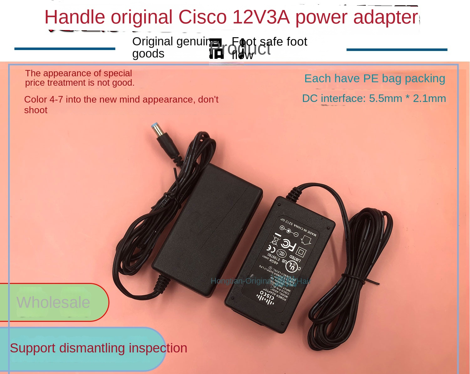 [Cisco 12V 3A] Power Adapter Chính Hãng | 12V 3A | Dùng Cho Màn Hình Giám Sát, LED Display - Nguồn không kèm dây